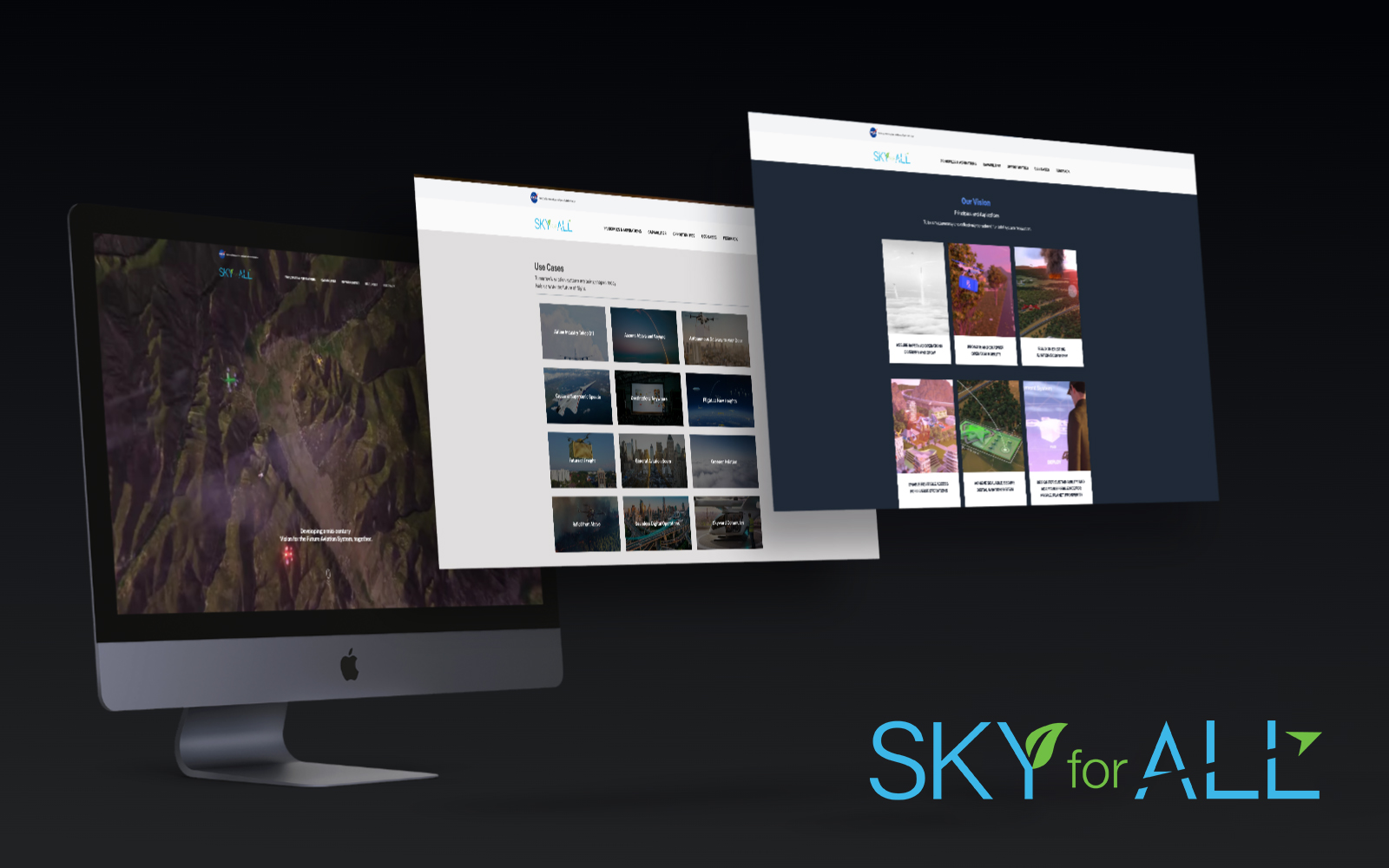 New types of aircraft in flight